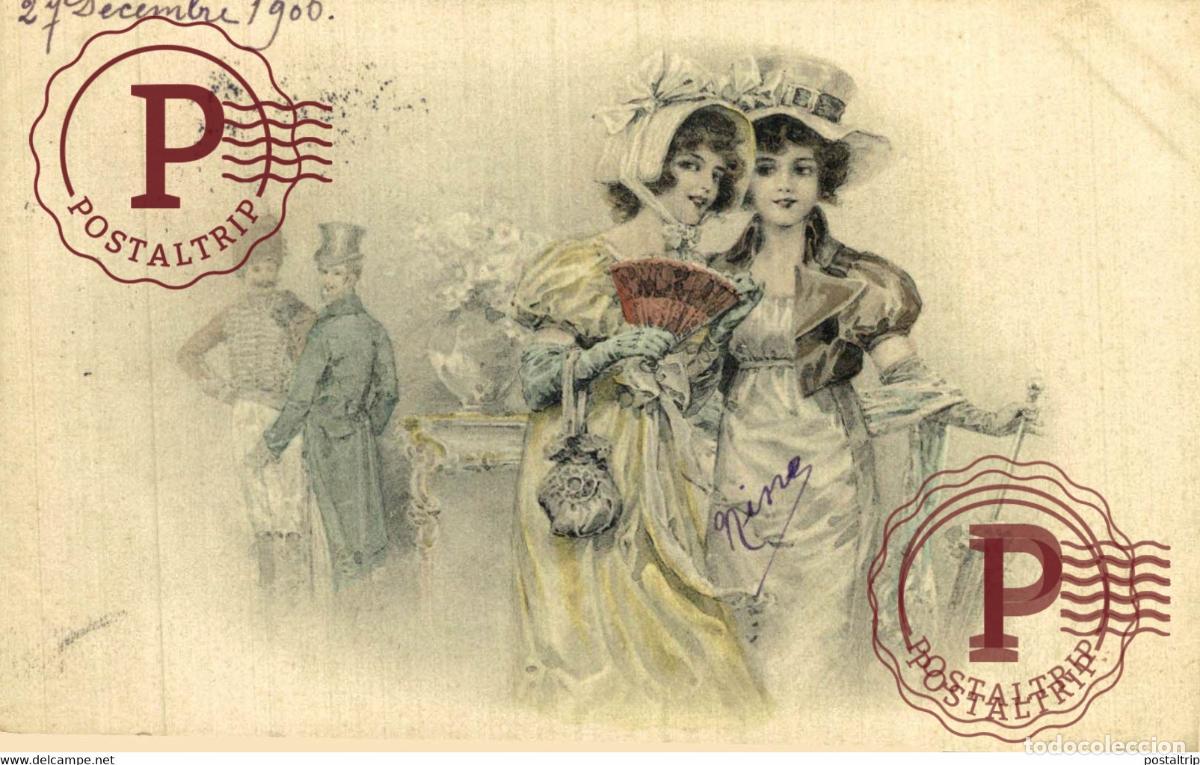 Postales: VIENNE Viennoises. JANVIER 1907. SERIES 1069. 5.