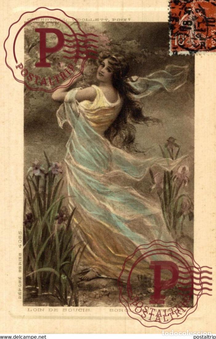 Postales: LOT 3 CARTES POSTALES. VIENNE Viennoises. Cresswell Woollett. Loin de soucis Sorgelose Stunden. 4065