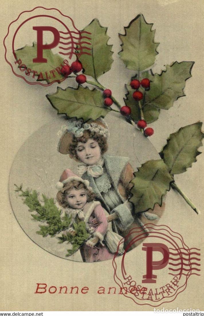 Postales: LOT 2 CARTES SERIE 505. BONNE ANNEE