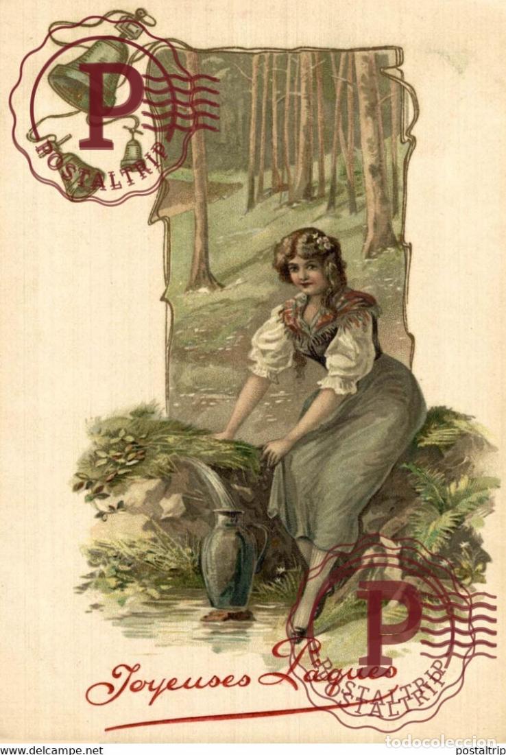 Postales: JOYEUSES PAQUES. ILUSTRADOR ILLUSTRATEUR ILLUSTRATION