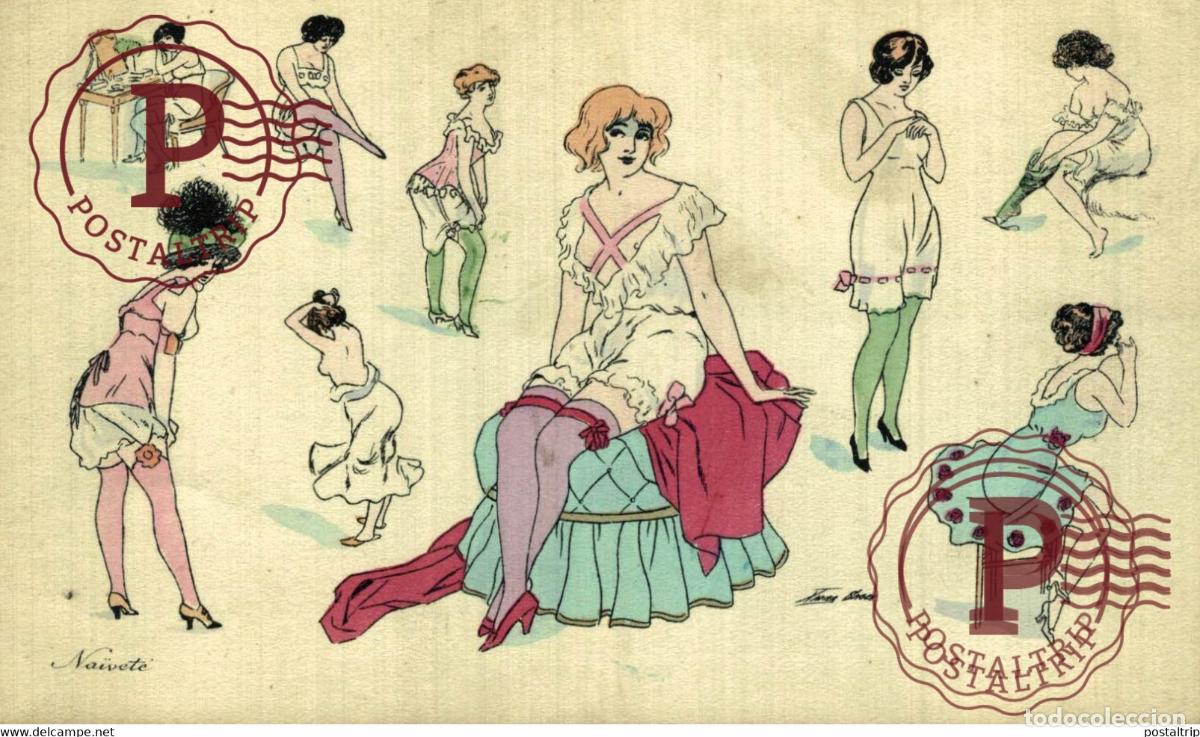 Postkarten: ILLUSTRATEUR XAVIER SAGER. B. M. PARIS 569. NAIVETE.