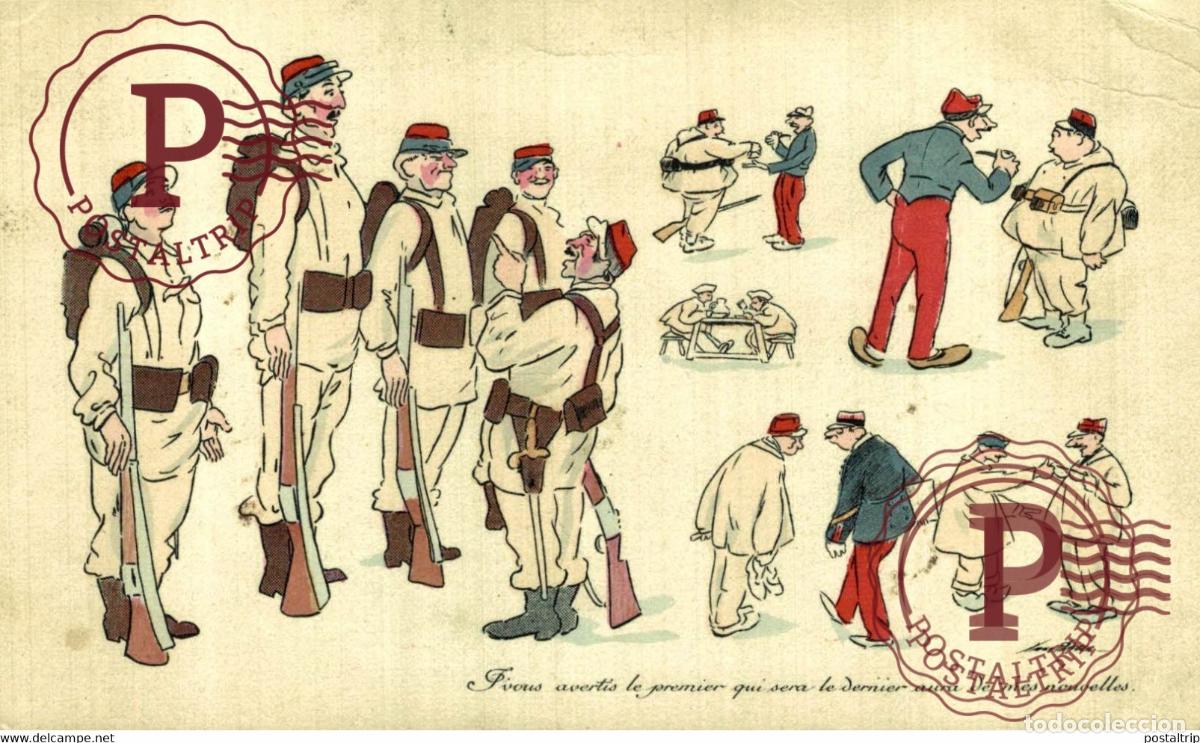 Postkarten: ILLUSTRATEUR XAVIER SAGER. B. G. PARIS 552.. Le premier qui sera le dernier aura de mes nouvelles