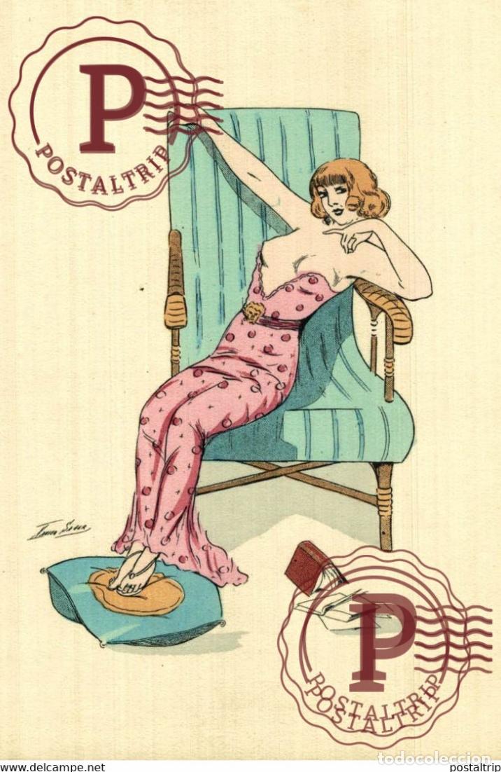 Postkarten: ILLUSTRATEUR XAVIER SAGER. B. G. PARIS 535.