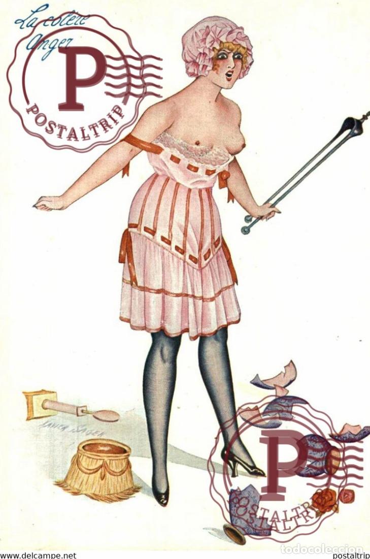 Postales: ILLUSTRATEUR XAVIER SAGER. LA COLERE ANGER. PECHES MIGNONS. SERI 31. 153.