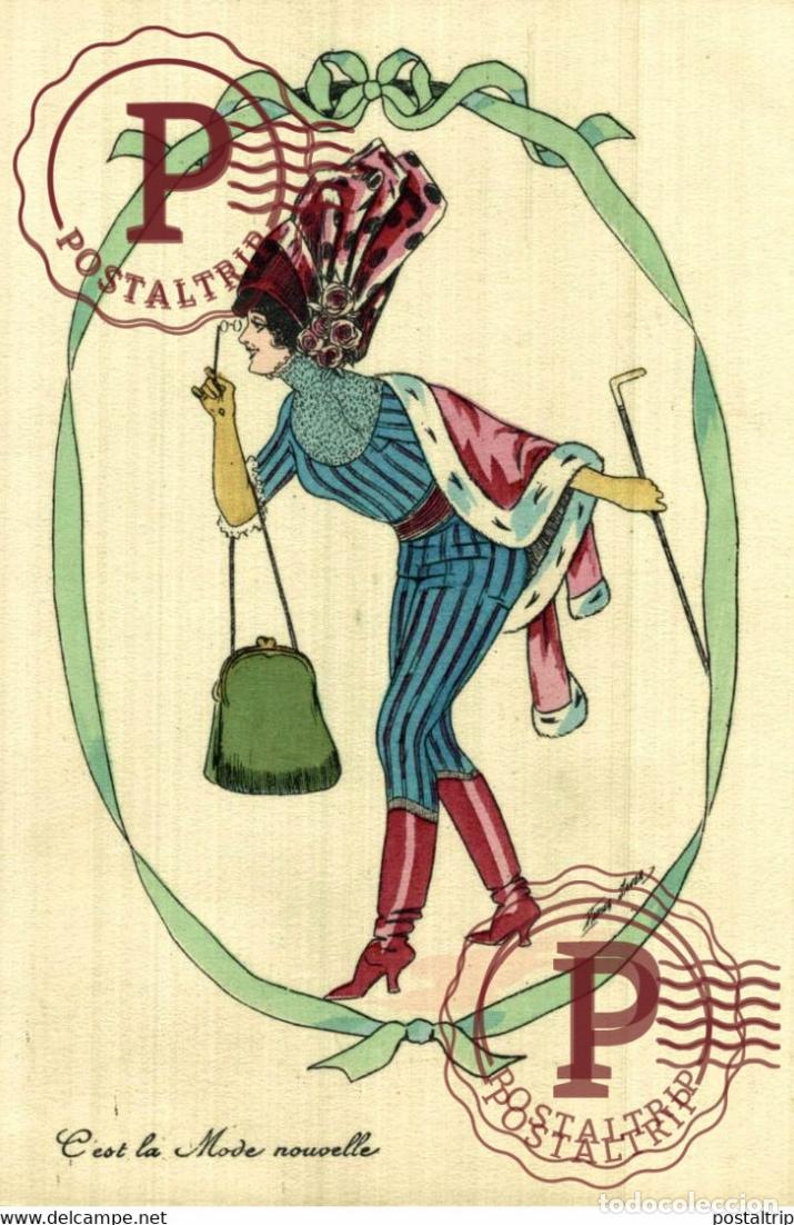 Postales: ILLUSTRATEUR XAVIER SAGER. Cest la Mode nouvelle ed Kunzli K F 4484