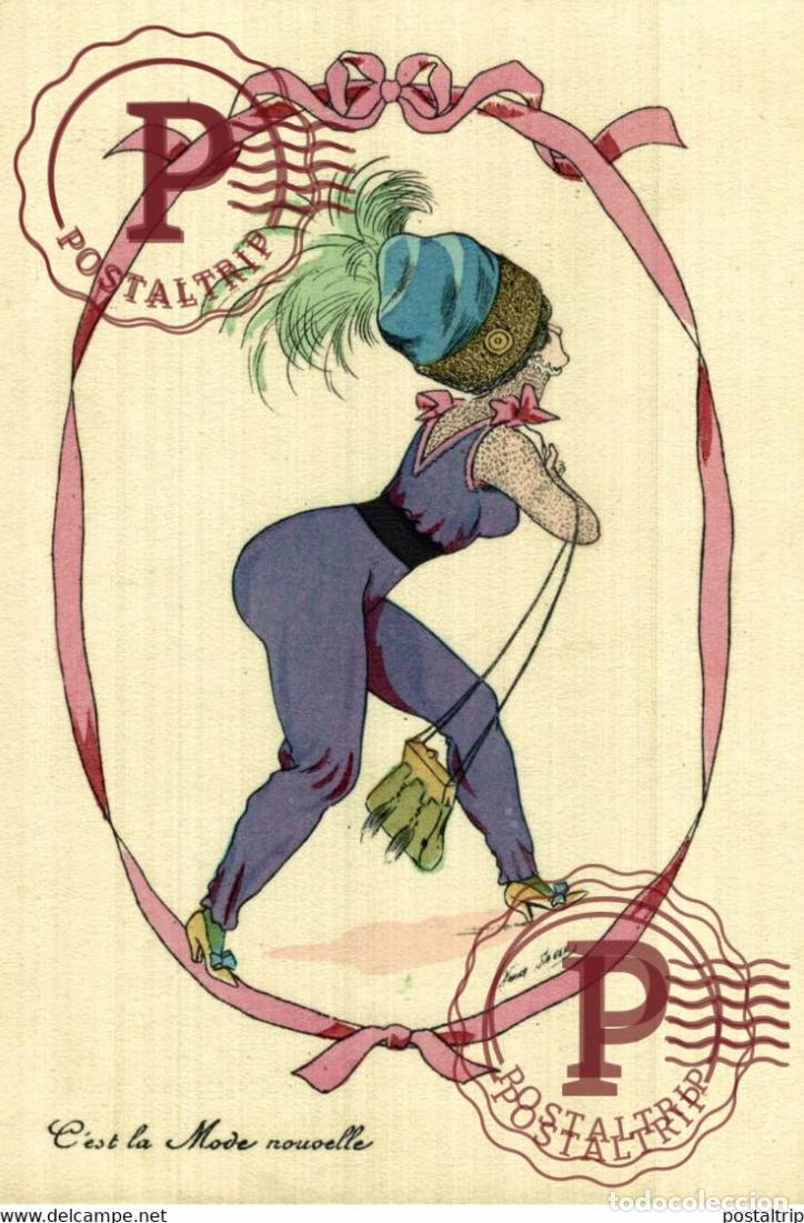 Postales: ILLUSTRATEUR XAVIER SAGER. Cest la Mode nouvelle ed Kunzli K F 4484