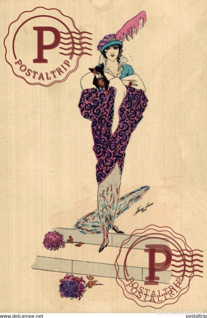 Postales: ILLUSTRATEUR XAVIER SAGER B. G. PARIS 587.