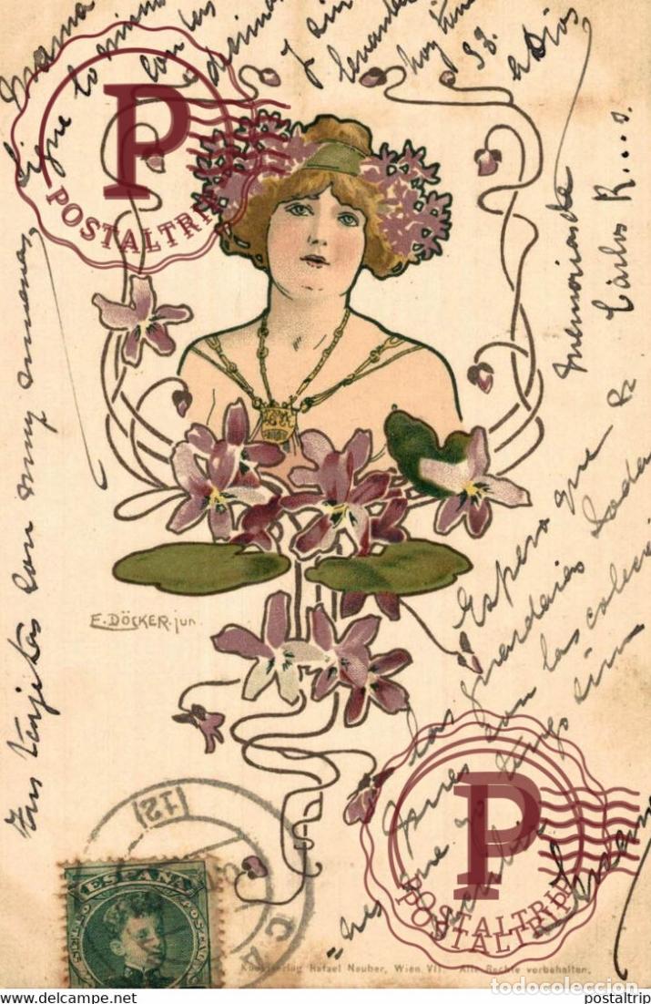 Postales: ILLUSTRATEUR. ILUSTRACION. E. DOCKER. - Foto 1