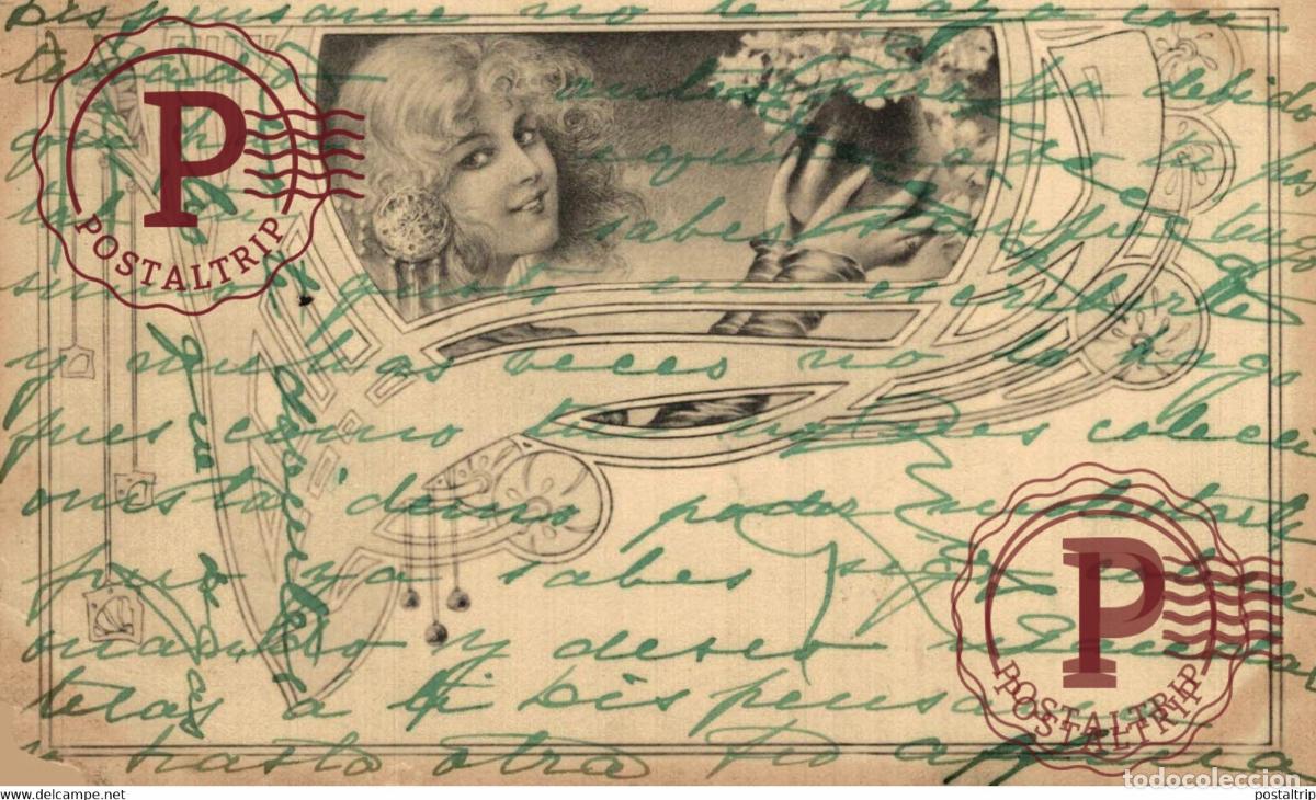 Postales: ILLUSTRATEUR. ILUSTRACION. M. M. VIENNE. crack down left side, see scan