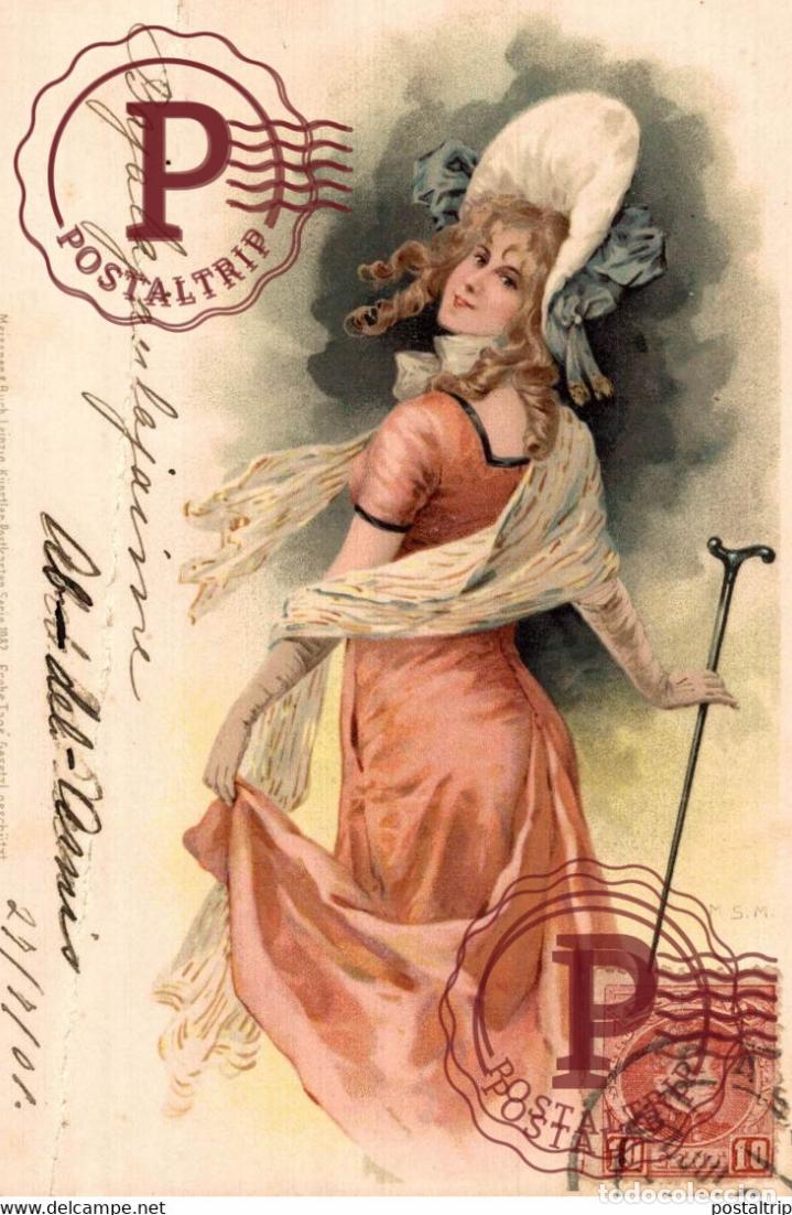 Postales: ILUSTRADA. ILLUSTRATEUR. VIENNOISE. MEISSNER & BUCH 1082 crack left side see scan