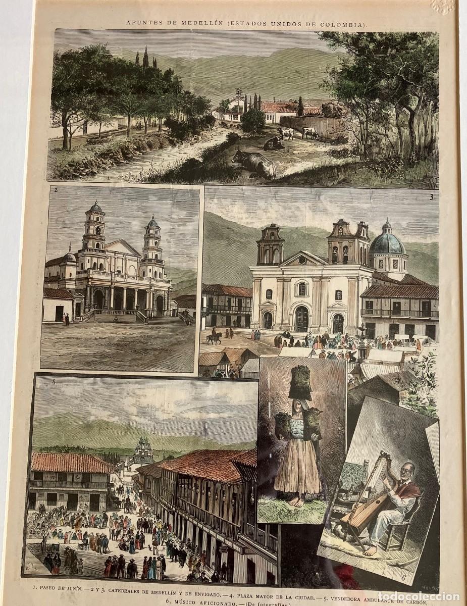 Postales: pareja de grabados antiguos