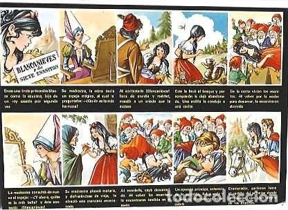 Postales: Espana ++ & Postal,Serie Ensueno, Blanca Nieves y los Siete Enanitos, Ed. Jose Mansino (1)
