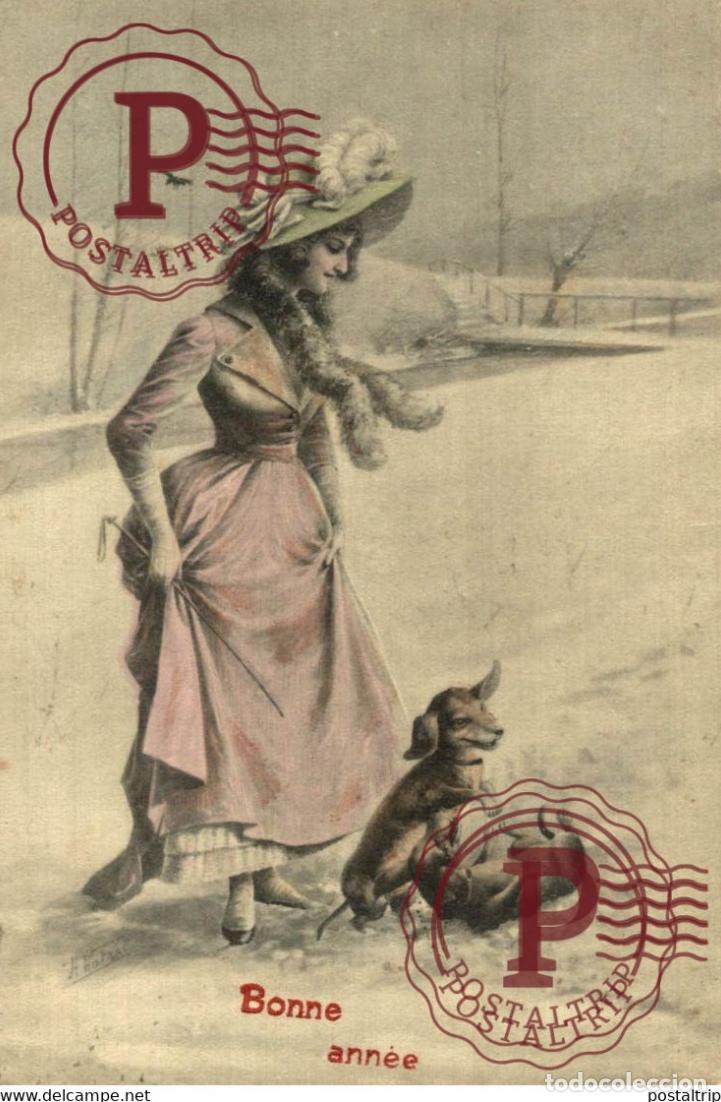 Postales: VIENNOISE. ILLUSTRATEUR. HANS HALZAL. BONNE ANNEE.