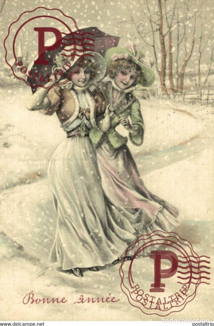Postales: VIENNOISE. ILLUSTRATEUR. HANS HALZAL. BONNE ANNEE.