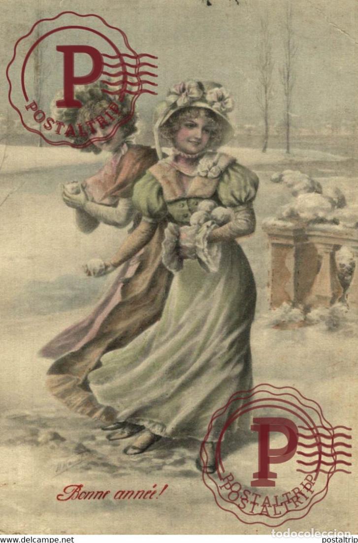 Postales: VIENNOISE. ILLUSTRATEUR. HANS HALZAL. BONNE ANNEE.
