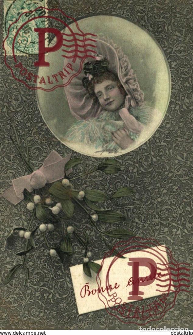 Postales: VIENNOISE. ILLUSTRATEUR. SERIE 340 A. S. V. BONNE ANNEE.