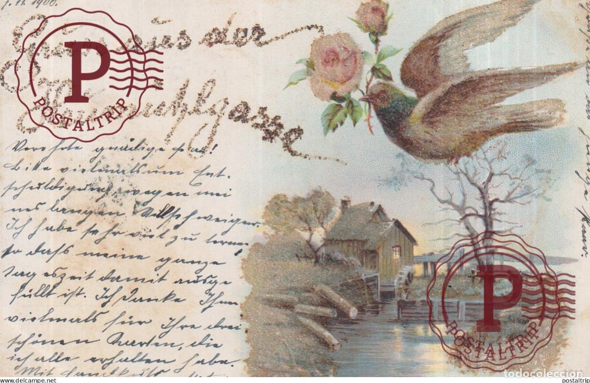Postcards: AUSTRIA. GRUSS AUS DER HEUM&Uuml;HLGASSE... 1900
