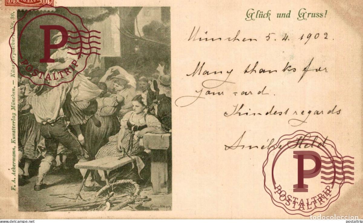 Postcards: ILLUSTRATEUR. ILUSTRACION. Gl&uuml;ck und Gruss - Ackermann