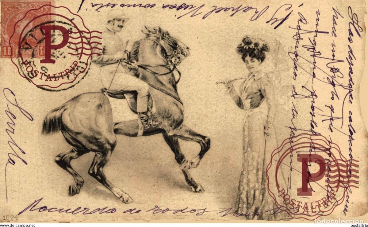 Cartoline: ILLUSTRATEUR. ILUSTRACION. HIPICA. EQIITATION. HORSE RIDING