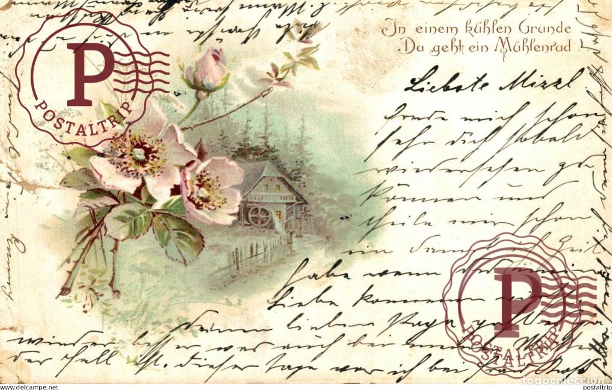 Postcards: ILUSTRADA. ILLUSTRATEUR. FLORES. FLOWERS