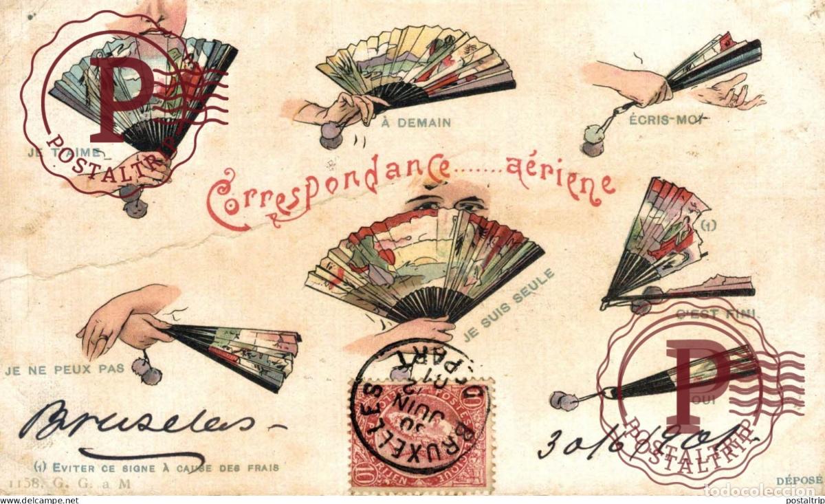 Postcards: ILUSTRADA. ILLUSTRATEUR. CORRESPONDANCE AERIENE. 1901