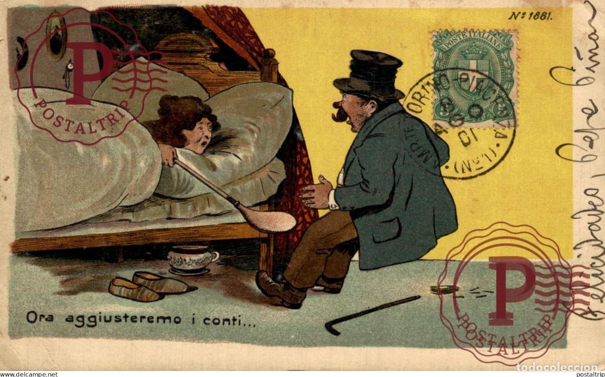 Postcards: ILUSTRADA. ILLUSTRATEUR. ORA AGGIUSTEREMO I CONTI...