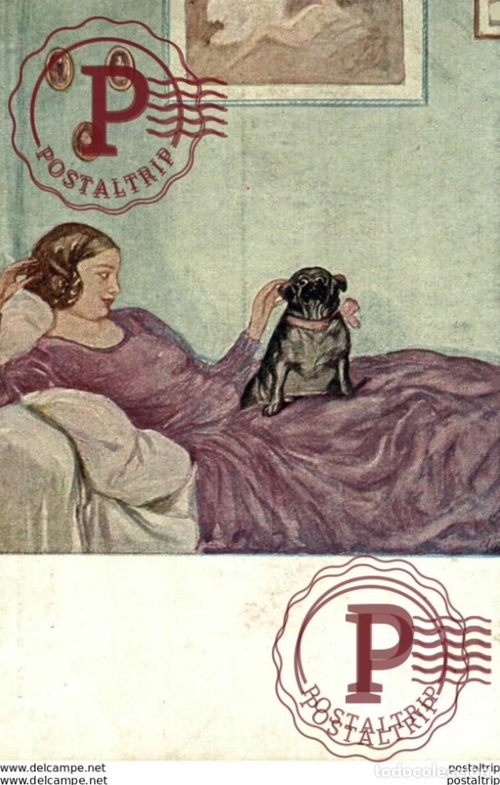 Postcards: PAUL RIETH, DER FREUD. ART NOUVEAU. ILUSTRACION ILLUSTRATION.