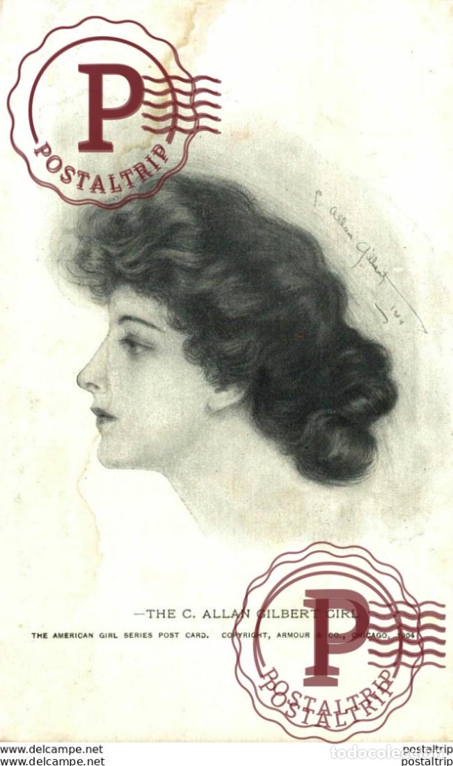 Postales: THE C. ALLAN GILBERT GIRL. ILUSTRACION ILLUSTRATION.