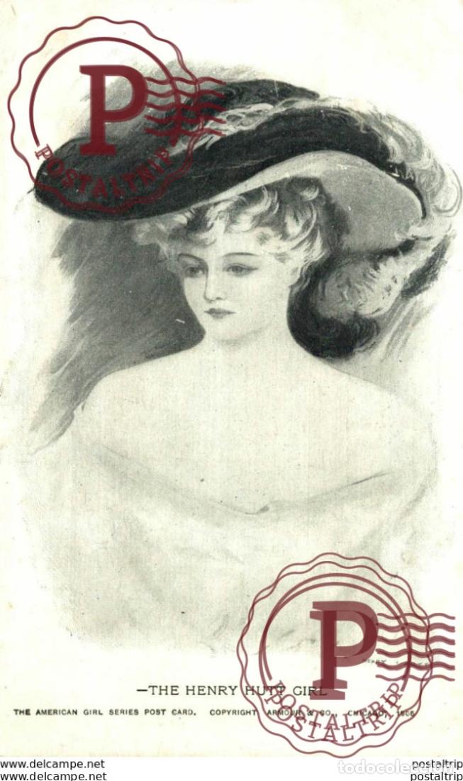 Postales: THE HENRY HUTT GIRL. ILUSTRACION ILLUSTRATION.