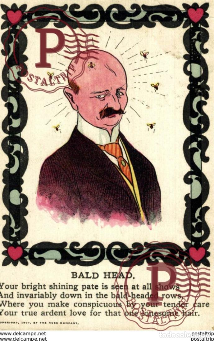 Postales: BALD HEAD. ILUSTRACION ILLUSTRATION.