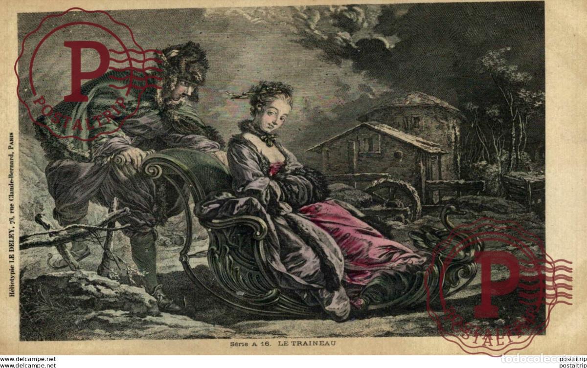 Postales: LE TRAINEAU. ILUSTRACION ILLUSTRATION.