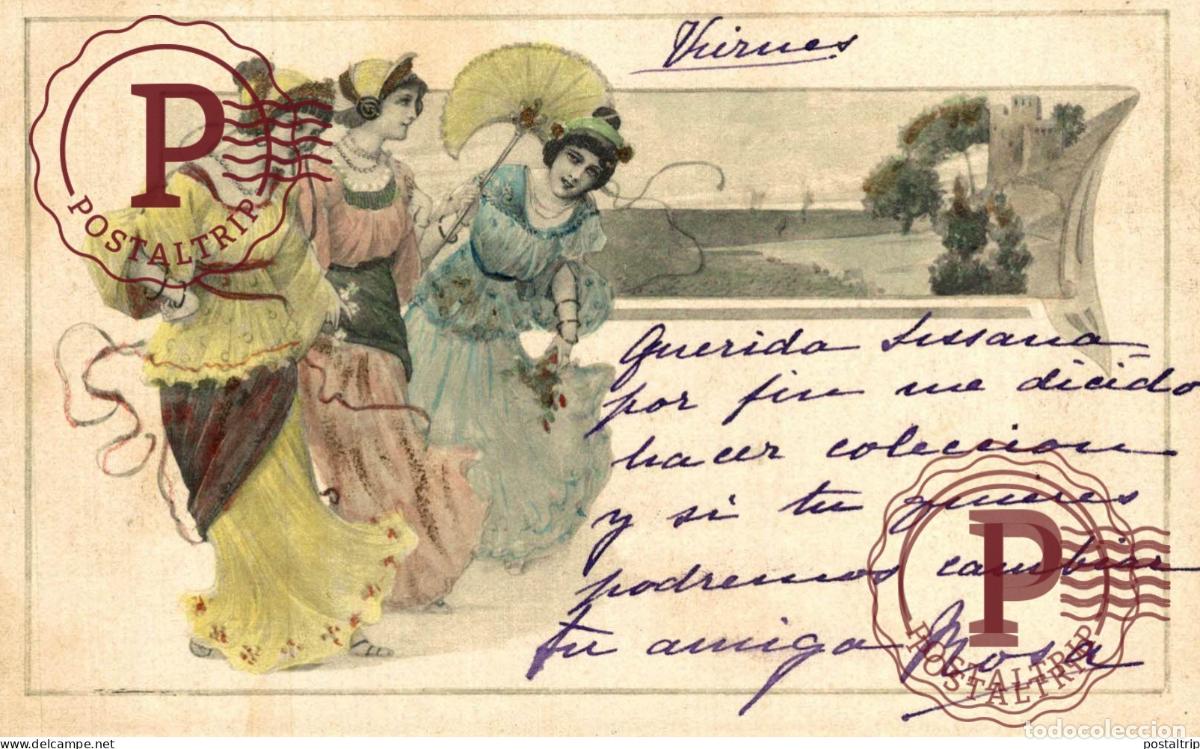 Postales: ILUSTRADA. ILLUSTRATEUR. VIENNOISE. - Foto 1