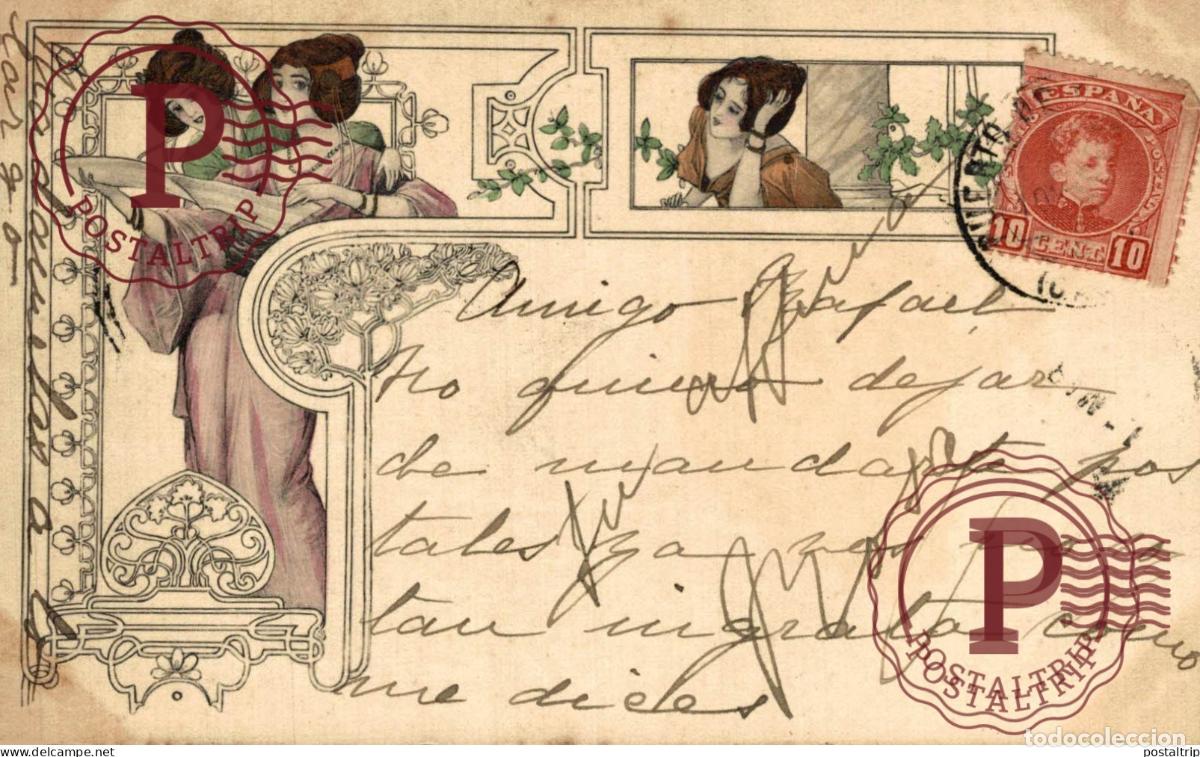 Postales: ILUSTRADA. ILLUSTRATEUR. VIENNOISE. - Foto 1