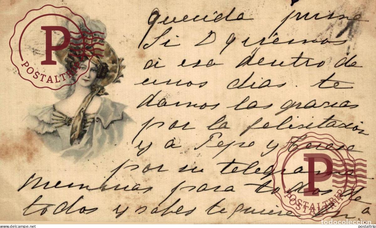 Postales: ILUSTRADA. ILLUSTRATEUR. &iexcl;&iexcl;SELLO DEL PELON!!