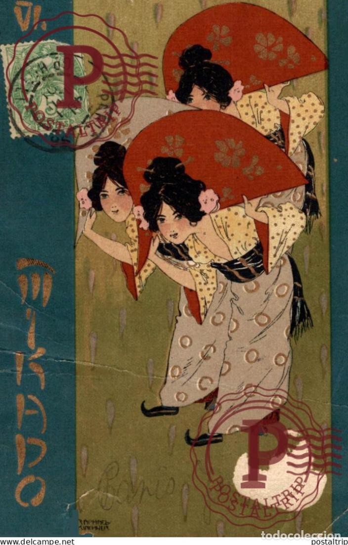 Postales: ILUSTRADA. ILLUSTRATEUR. RAPHAEL KIRCHNER. Etat see scan MIKADO. VI.