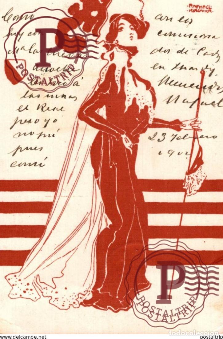 Postales: ILUSTRADA. ILLUSTRATEUR. RAPHAEL KIRCHNER. ART NOUVEAU