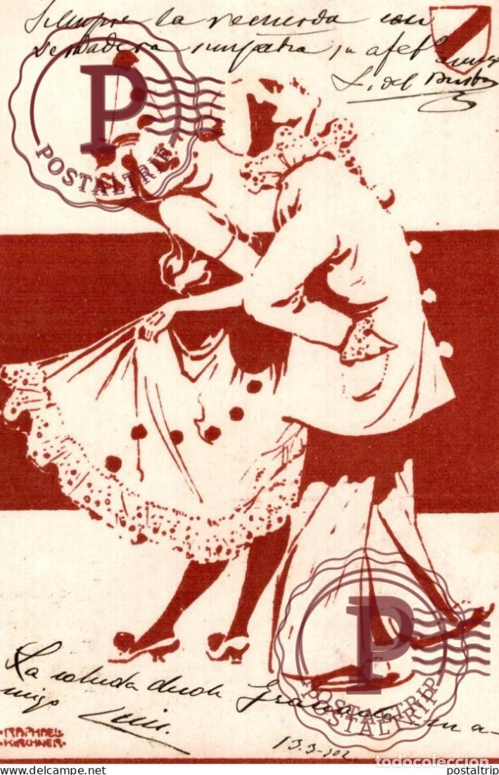Postales: ILUSTRADA. ILLUSTRATEUR. RAPHAEL KIRCHNER. ART NOUVEAU