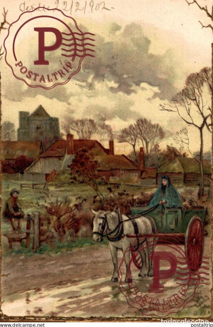 Postales: LOT LOTE 4 CARTES POSTALES ILUSTREE. ILUSTRADAS.