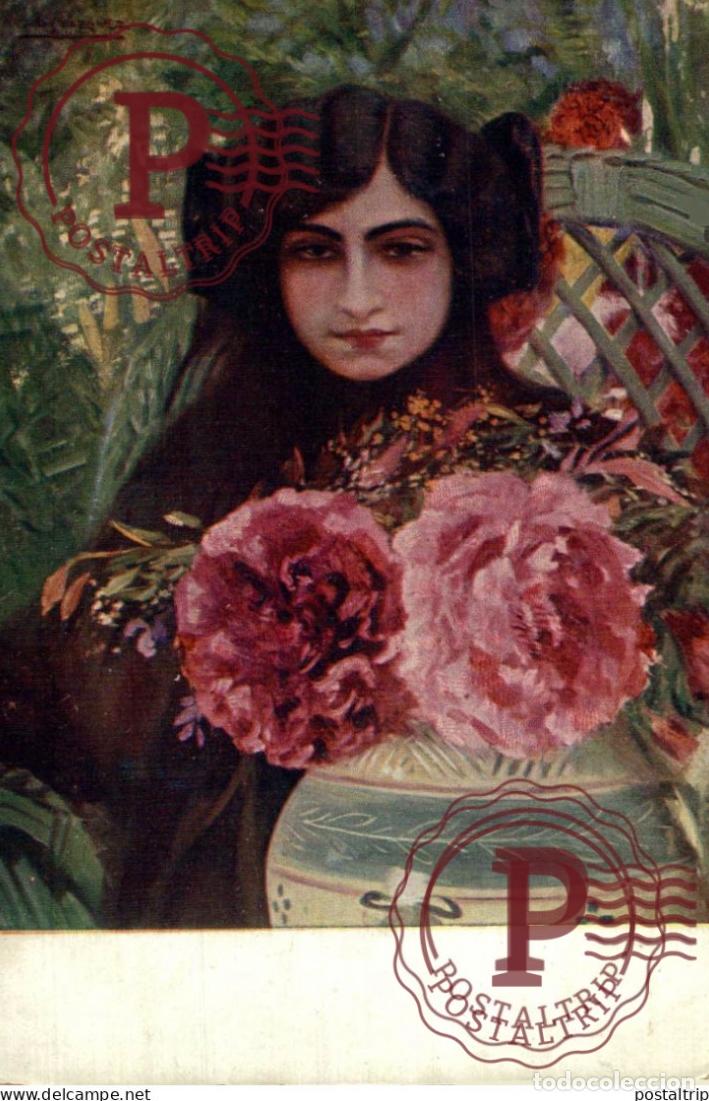 Postales: PEONIAS Y PENSAMIENTOS. CARLOS VAZQUEZ.