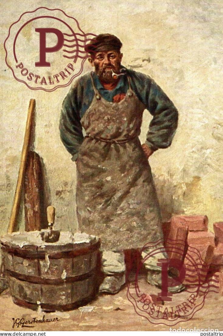 Postales: ILUSTRADA. ILLUSTRATEUR. PROFESIONES. ESPA&Ntilde;A.