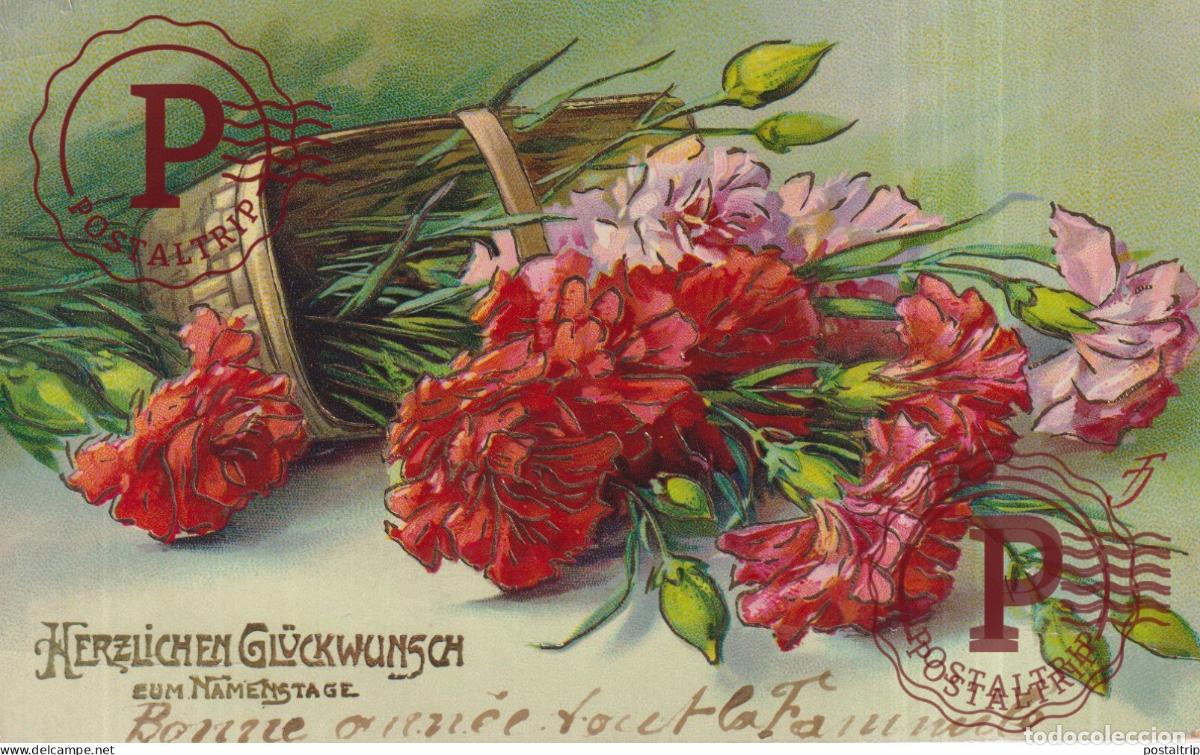 Postais: ILUSTRADA. ILLUSTRATEUR. FLORES. FLOWERS