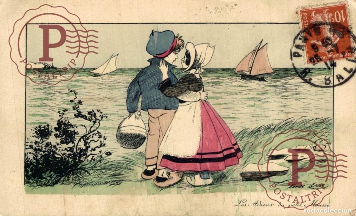 Cartes Postales: ILUSTRADA. ILLUSTRATEUR. XAVIER SAGER - Les adieux du petit mousse