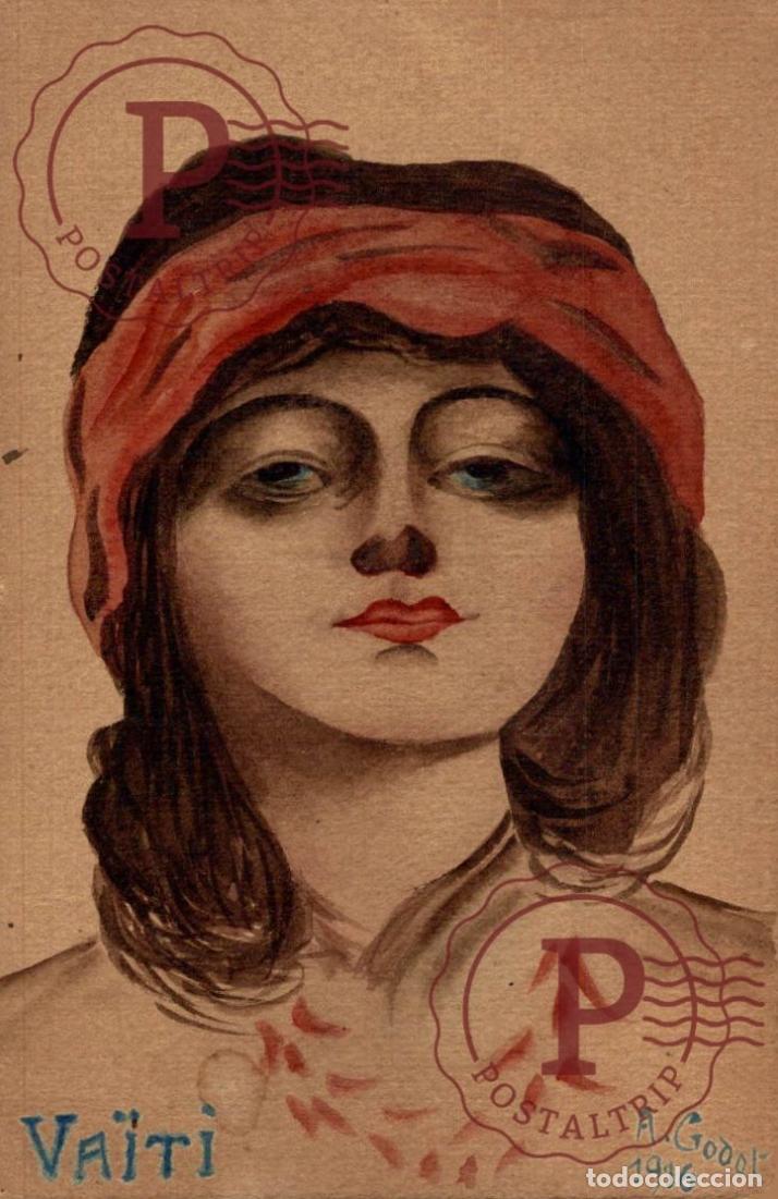 Postales: ILUSTRADA. ILLUSTRATEUR. VAITI. A GODOT. 1916
