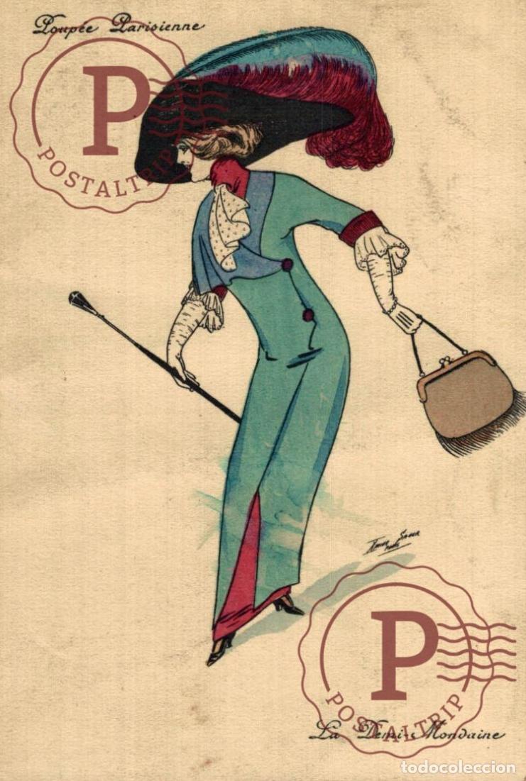 Postales: ILUSTRADA. ILLUSTRATEUR. Xavier SAGER - FEMME , WOMEN - LA DEMI-MONDAINE