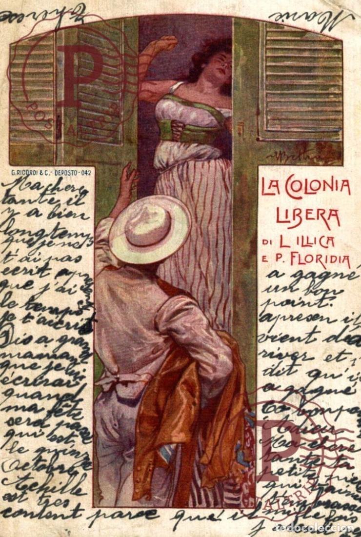 Postales: ILUSTRADA. ILLUSTRATEUR. Beltrame - La colonia libera - Ed Ricordi