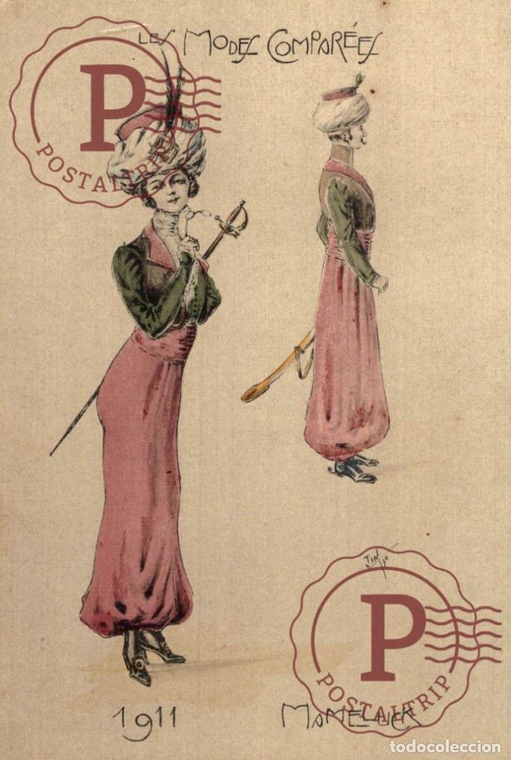 Postales: ILUSTRADA. ILLUSTRATEUR. LES MODES COMPAREES. MAMELUCK