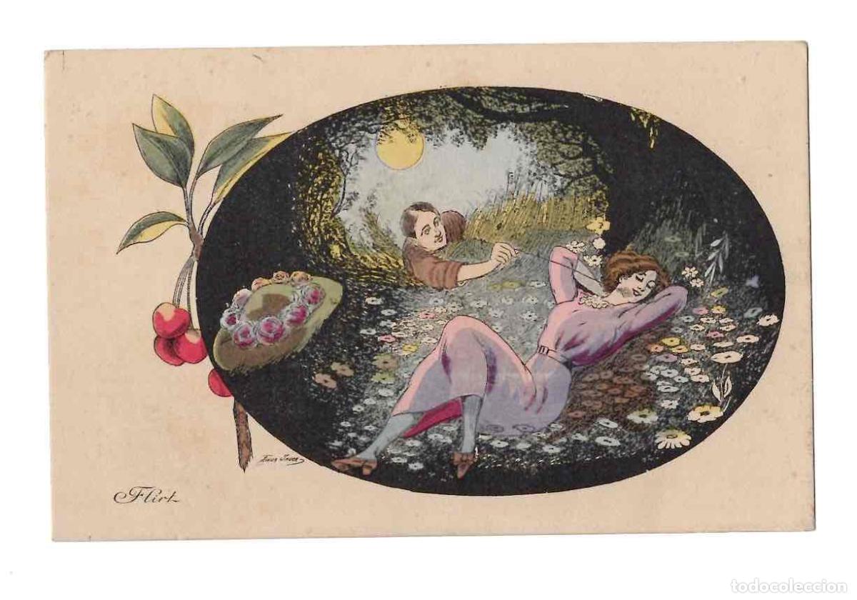 Postales: TARJETA POSTAL COLOREADA A MANO POR XAVIER SAGER. C.1915