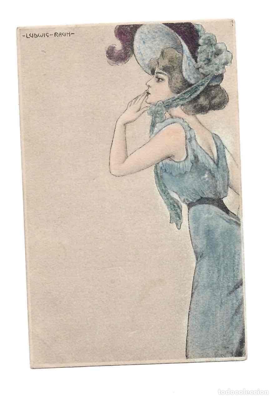 Postales: TARJETA POSTAL MODERNISTA ILUSTRADA POR LUDWIG RACH. ALEMANIA. C.1905