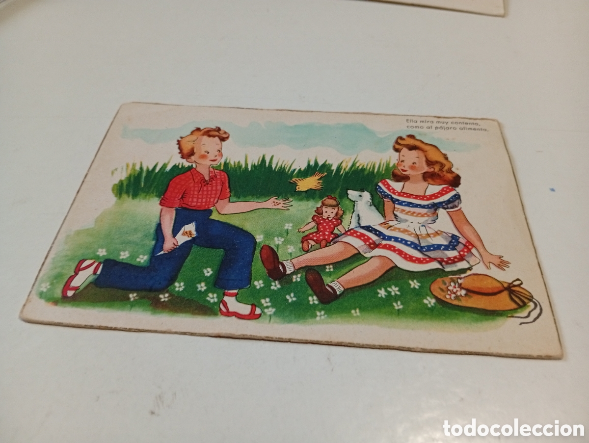 Postales: Postal infantil dibujo ni&ntilde;os