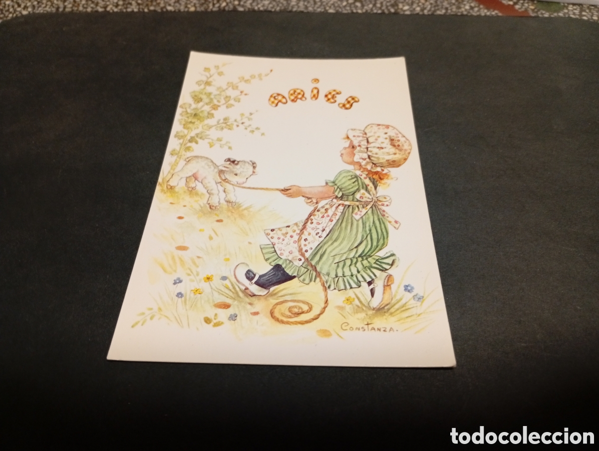 Postales: Postal Aries dibujo Constanza